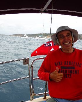 Mark after a run down to Sydney