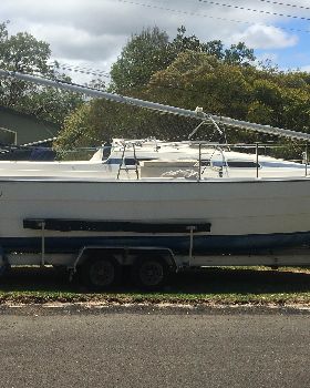 Imexus 28 on trailer