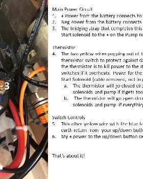 Hydraulic pump wiring schematic