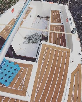 Faux teak decking