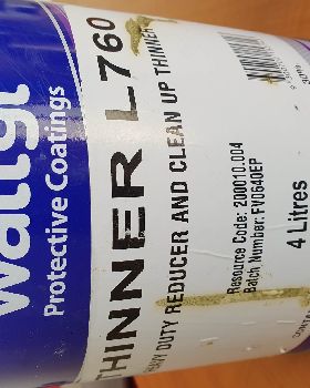 Wattyl L760 thinner