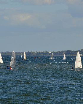 2022 HYC Winterbash from Races 1, 2 & 3, Monohulls