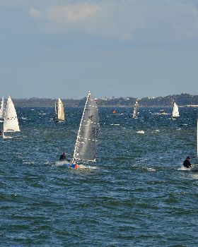 2022 HYC Winterbash from Races 1, 2 & 3, Monohulls