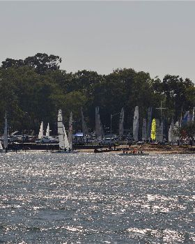 2022 HYC Winterbash Race 1, Multihulls