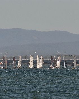 2022 HYC Winterbash Race 1, Multihulls
