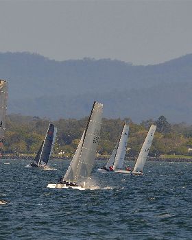 2022 HYC Winterbash Race 1, Multihulls