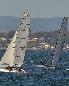2022 HYC Winterbash Race 1, Multihulls