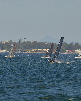 2022 HYC Winterbash Race 1, Multihulls