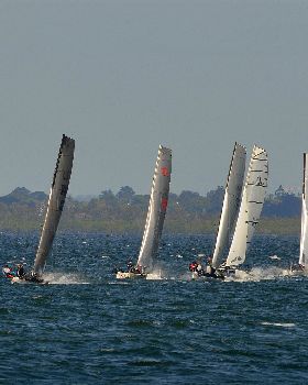 2022 HYC Winterbash Race 1, Multihulls