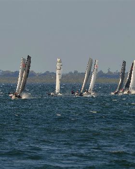 2022 HYC Winterbash Race 1, Multihulls