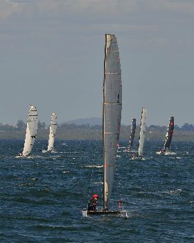 2022 HYC Winterbash Race 1, Multihulls