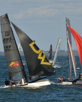 2022 HYC Winterbash Race 1, Multihulls