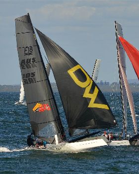 2022 HYC Winterbash Race 1, Multihulls