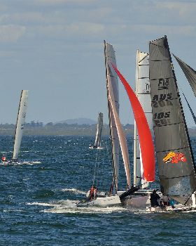 2022 HYC Winterbash Race 1, Multihulls