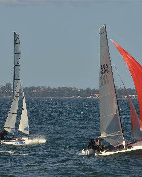 2022 HYC Winterbash Race 1, Multihulls