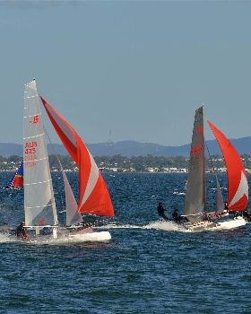 2022 HYC Winterbash Race 1, Multihulls