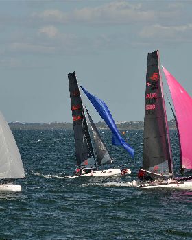 2022 HYC Winterbash Race 1, Multihulls