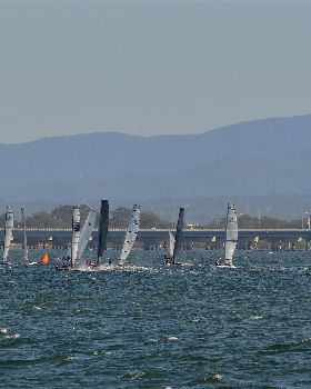 2022 HYC Winterbash Race 1, Multihulls