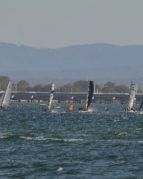 2022 HYC Winterbash Race 1, Multihulls