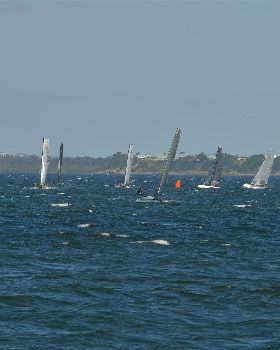 2022 HYC Winterbash Race 1, Multihulls