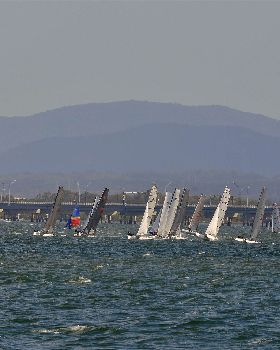 2022 HYC Winterbash Race 2, Multihulls