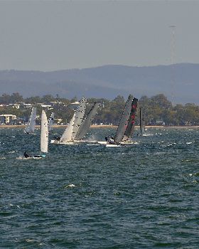 2022 HYC Winterbash Race 2, Multihulls