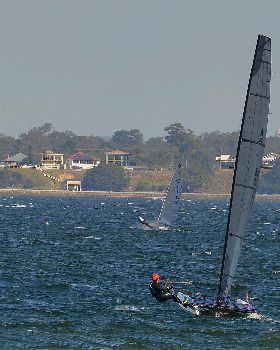 2022 HYC Winterbash Race 2, Multihulls