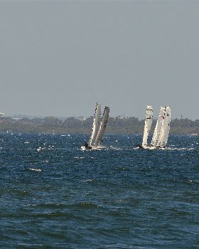 2022 HYC Winterbash Race 2, Multihulls