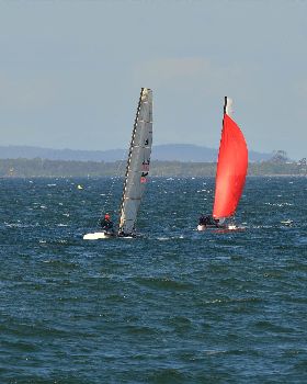 2022 HYC Winterbash Race 2, Multihulls