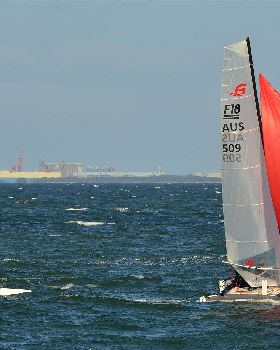 2022 HYC Winterbash Race 2, Multihulls