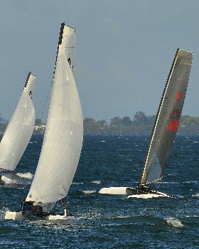 2022 HYC Winterbash Race 2, Multihulls