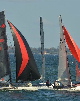2022 HYC Winterbash Race 2, Multihulls