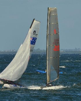 2022 HYC Winterbash Race 2, Multihulls