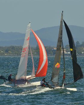 2022 HYC Winterbash Race 2, Multihulls