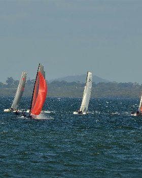 2022 HYC Winterbash Race 2, Multihulls