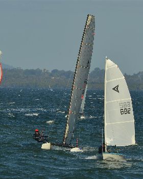 2022 HYC Winterbash Race 2, Multihulls