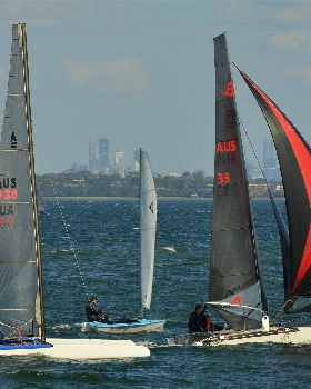 2022 HYC Winterbash Race 2, Multihulls