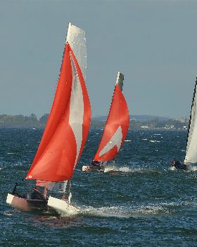 2022 HYC Winterbash Race 2, Multihulls
