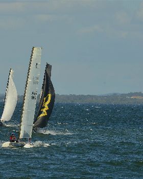 2022 HYC Winterbash Race 2, Multihulls