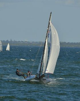 2022 HYC Winterbash Race 2, Multihulls