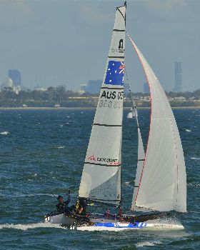2022 HYC Winterbash Race 2, Multihulls