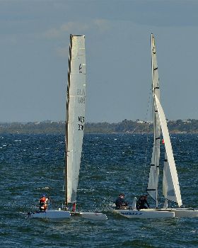 2022 HYC Winterbash Race 2, Multihulls