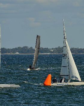 2022 HYC Winterbash Race 2, Multihulls