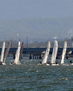 2022 HYC Winterbash Race 3, Multihulls