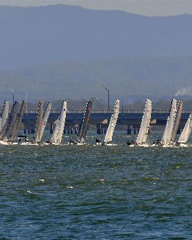 2022 HYC Winterbash Race 3, Multihulls