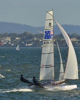 2022 HYC Winterbash Race 3, Multihulls