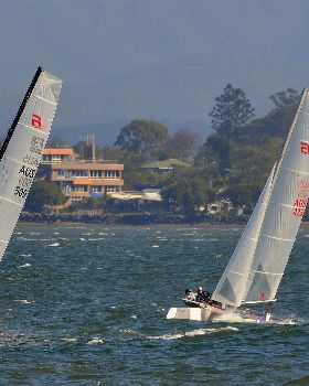2022 HYC Winterbash Race 3, Multihulls
