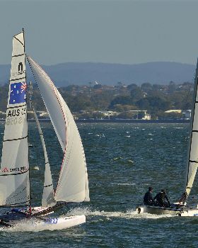 2022 HYC Winterbash Race 3, Multihulls