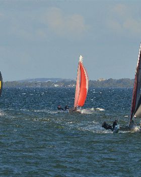 2022 HYC Winterbash Race 3, Multihulls