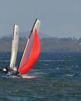 2022 HYC Winterbash Race 3, Multihulls